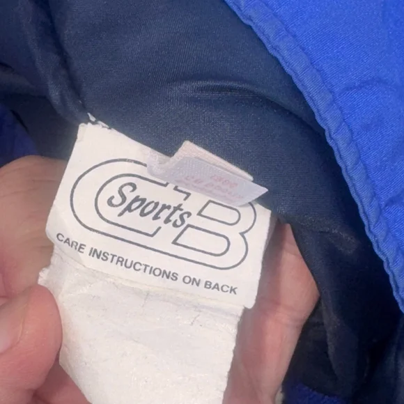 Vintage CB Sports Ski & Snowboard Jacket L Red Blue White